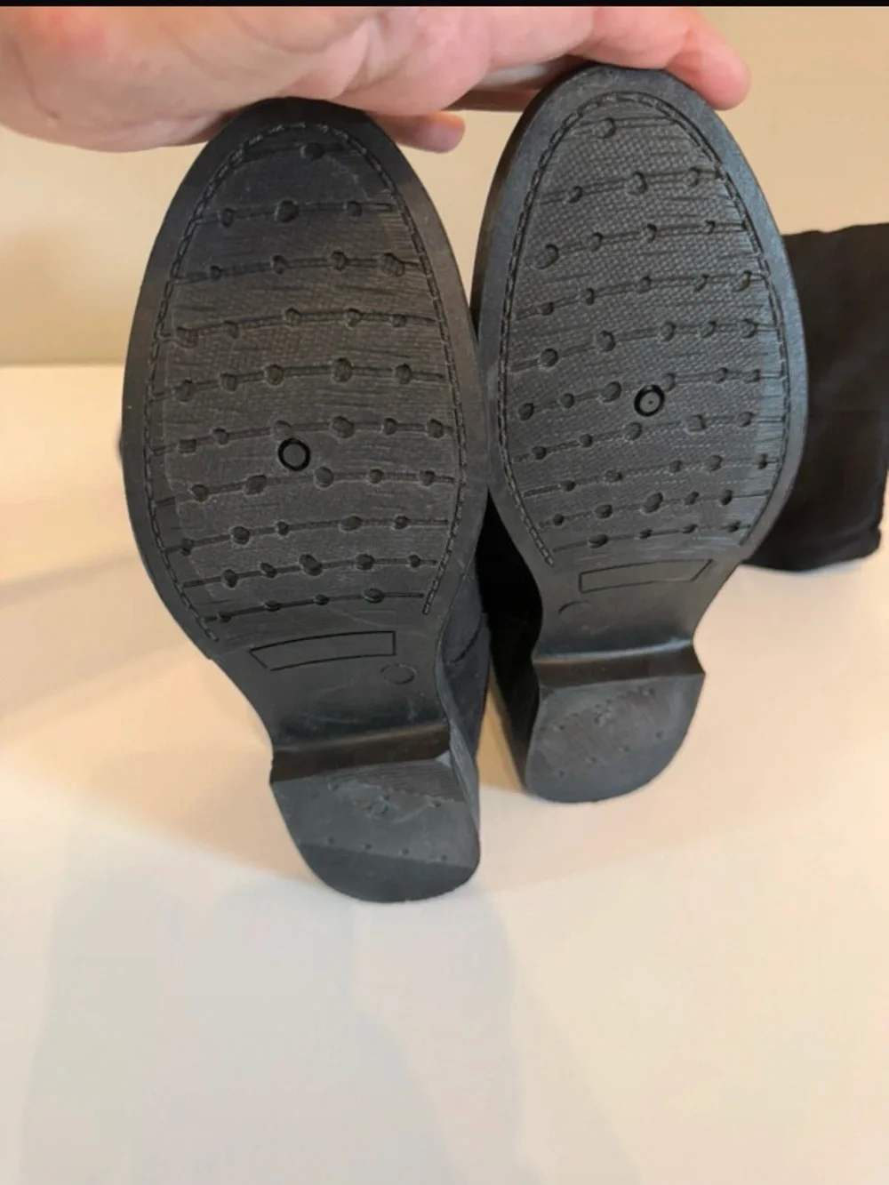 Black Mid-Calf Buckle Strap Women's Boots